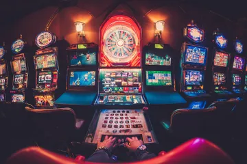 A close-up shot of golden coins falling around a spinning roulette wheel, representing immersive casino action at R6R6.
